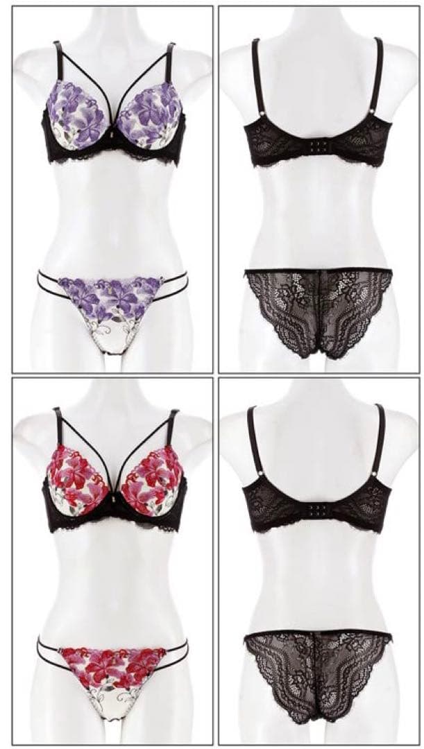 大人気❤️センシュアルリリー❤️全2色❤️上下セット❤️バック