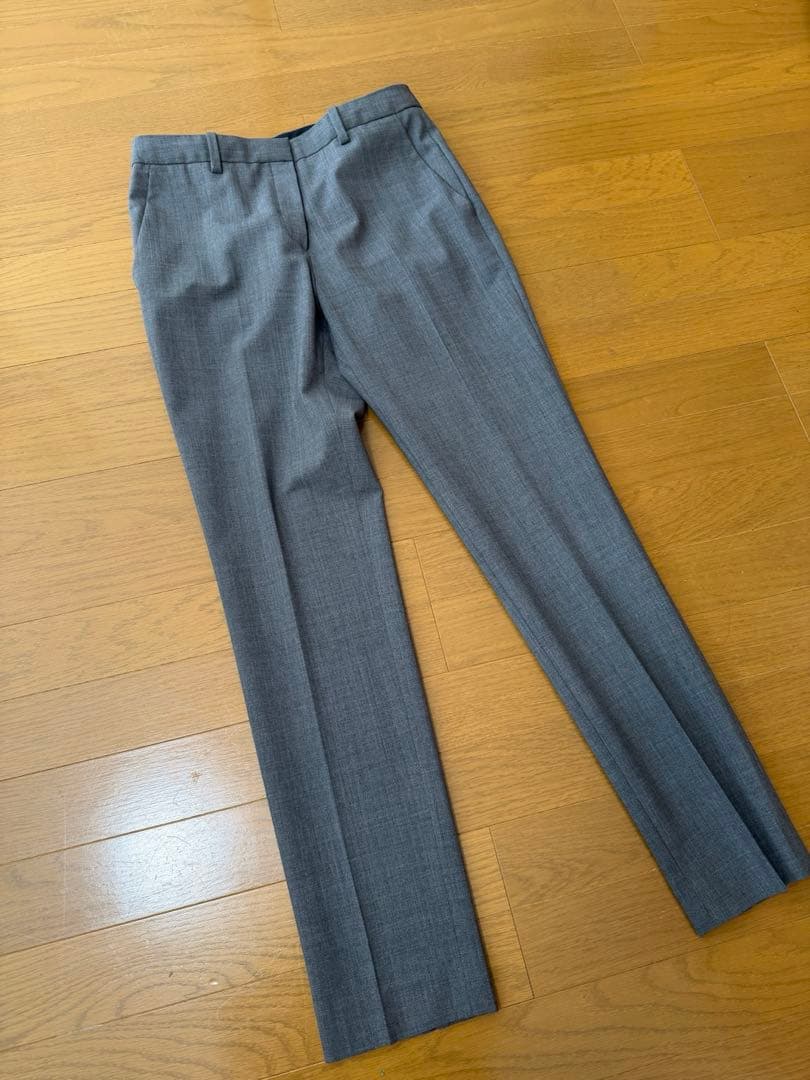 美品 セオリー Tailor Lanai パンツスーツセットアップ ノーカラーS