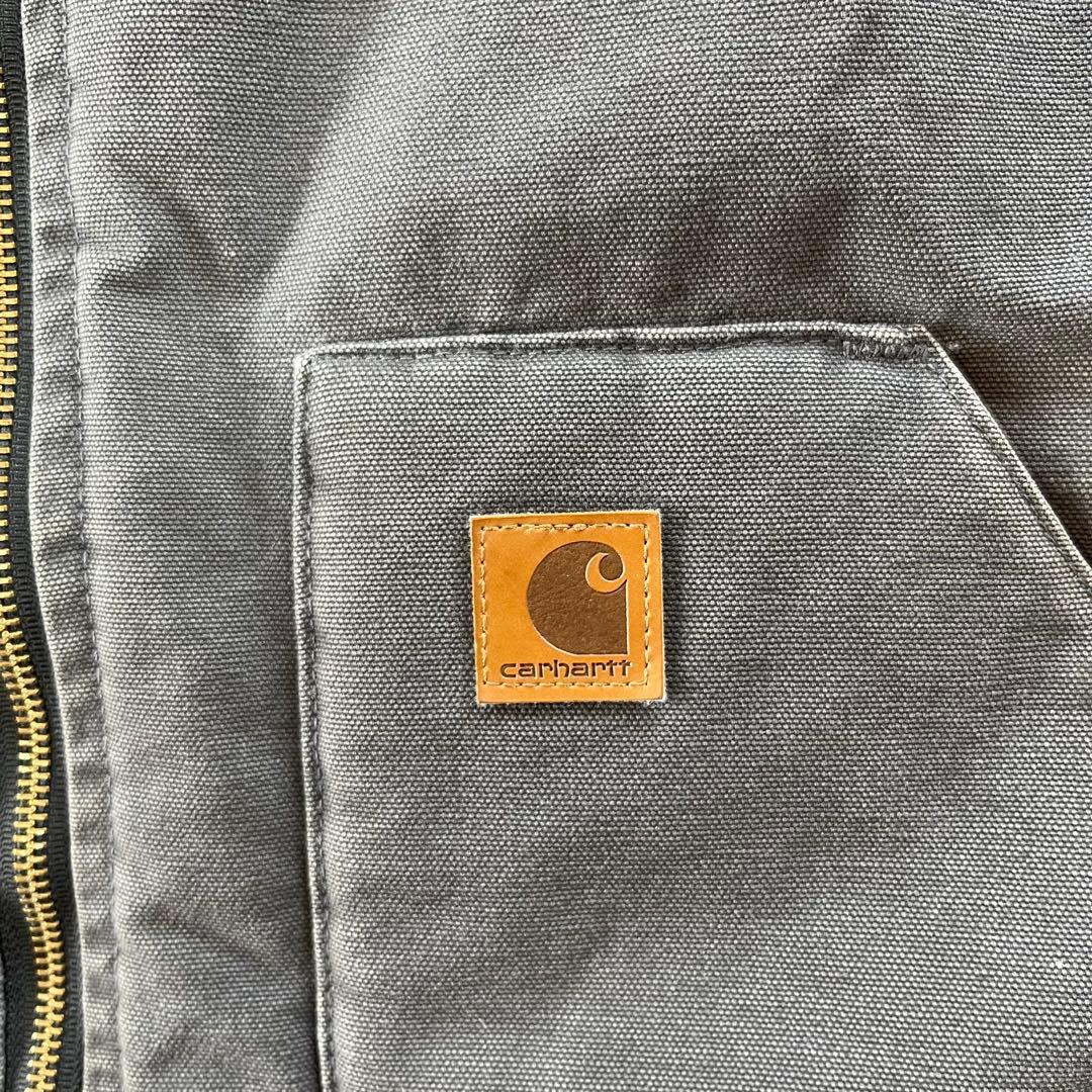 ☆carhartt vtg ダックベスト V02 029 L☆グレー☆フェード - メルカリ