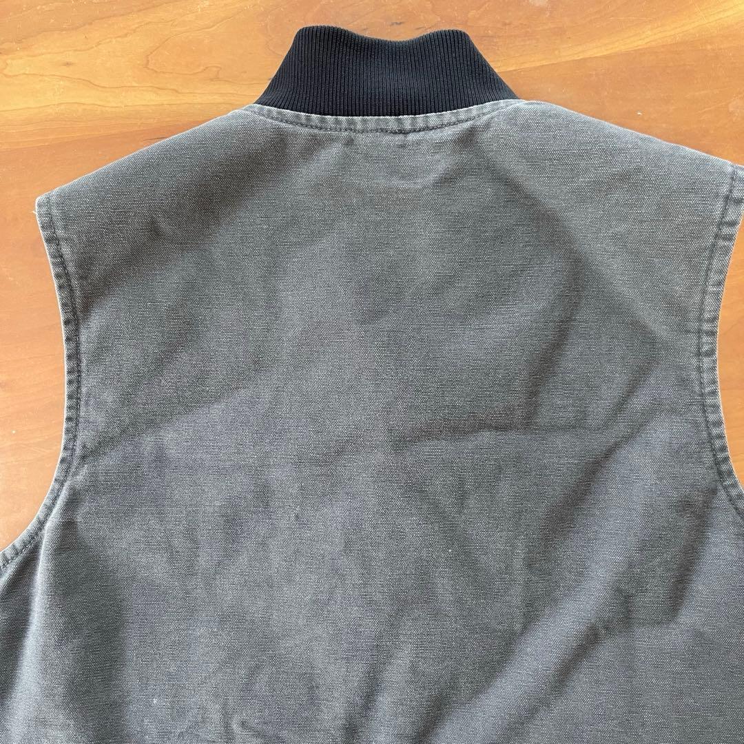 ☆carhartt vtg ダックベスト V02 029 L☆グレー☆フェード - メルカリ