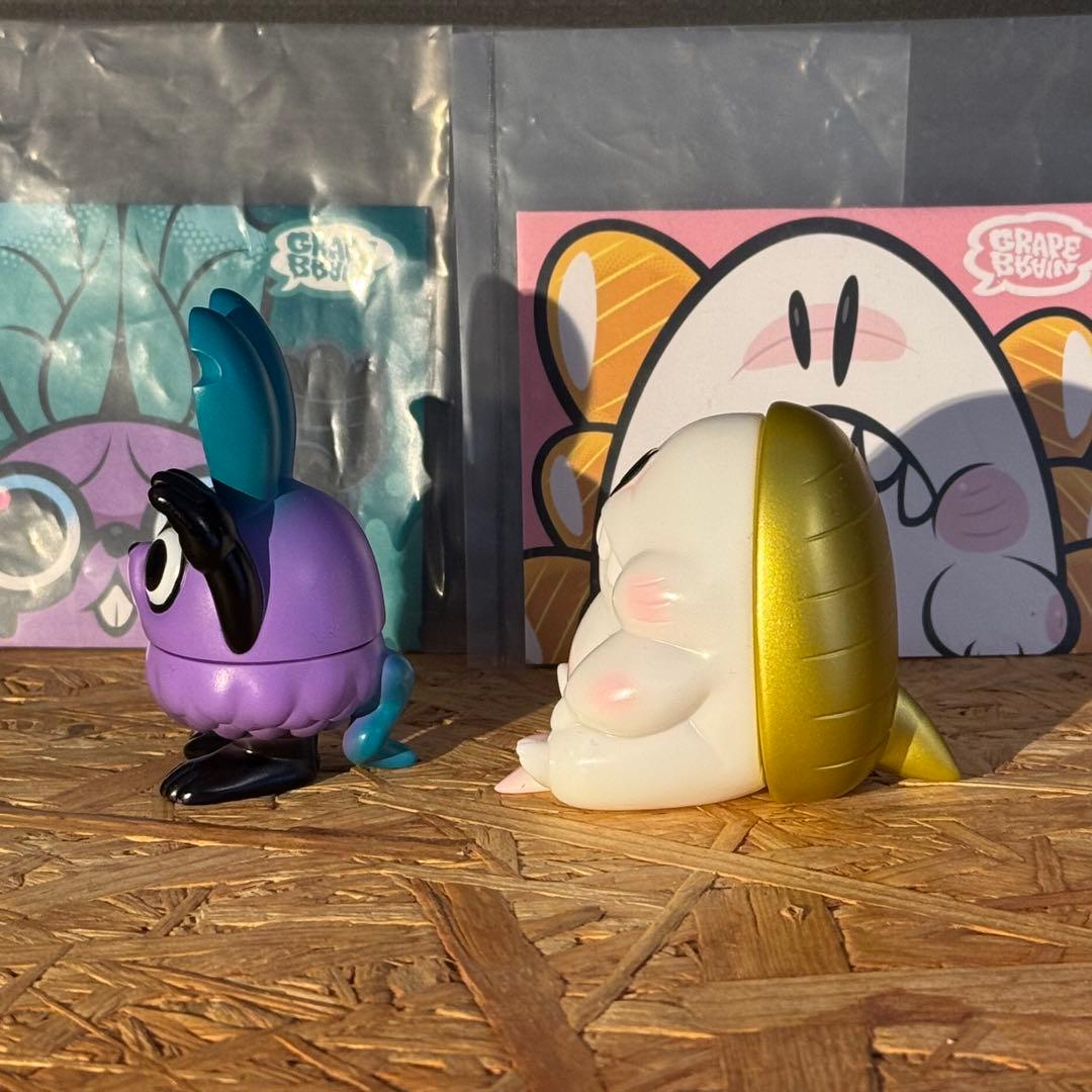 GRAPE BRAIN グレイプ ブレイン スリラ、かまぼうセット ソフビ - メルカリ