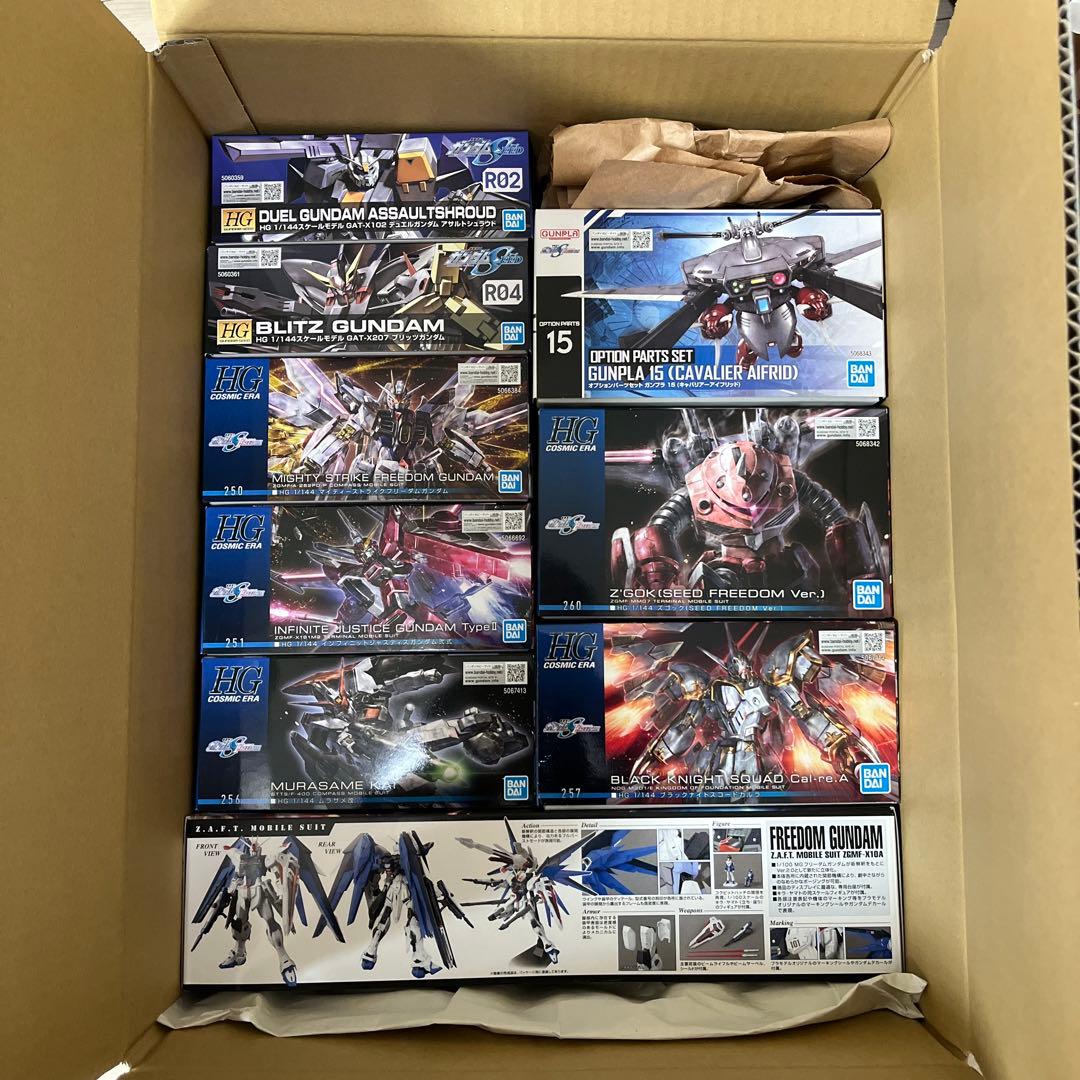 値下げ中】HG MG SEED 人気機体 ガンプラ セット まとめ売り 12点