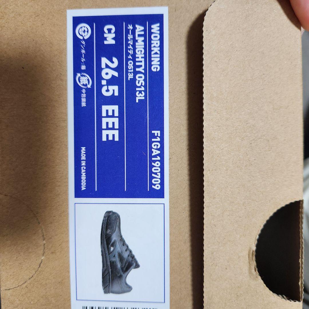 Mizuno Almighty 0513L 安全靴 26.5cm EEE