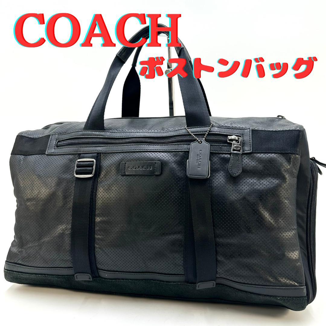COACH コーチ ボストンバッグ 旅行用バッグ ゴルフバッグ ブラック