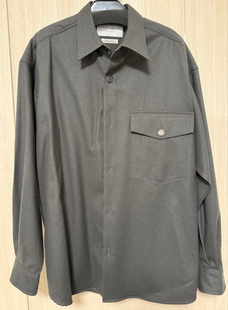 【新品】TOMORROWLAND ウールシャツ