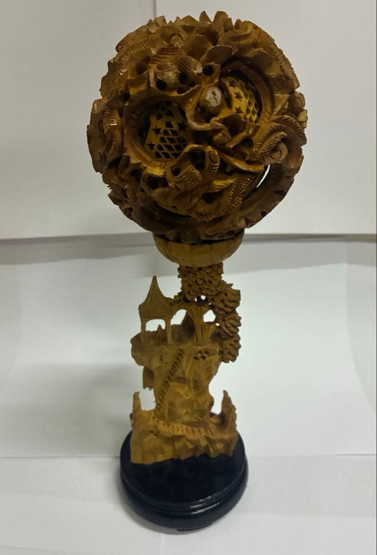 【希少】天球　緻密細工 多層球