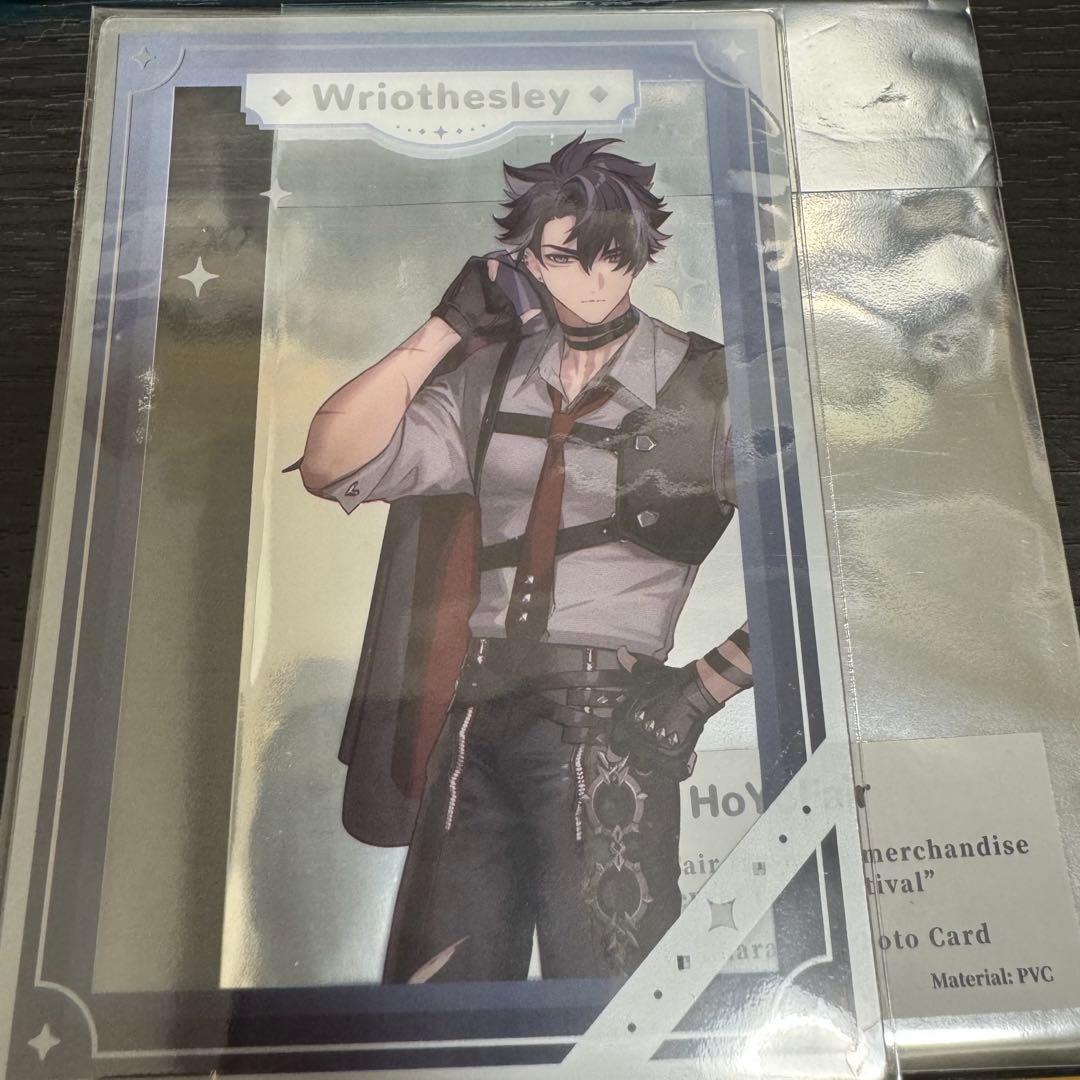 原神 hoyofair ホヨフェア リオセスリ クリアカード 公式正規品 ①