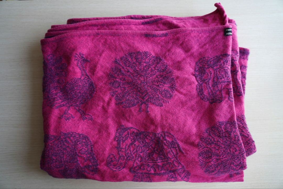 ディディモス　ベビーラップ　サイズ3 ウール混 どんな服にも合わせやすいウォームベージュのベビーラップ 男女兼用に