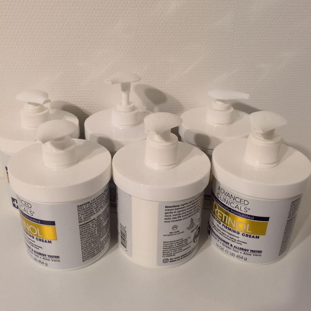 Advanced Clinicals Retinol Cream 6個セット