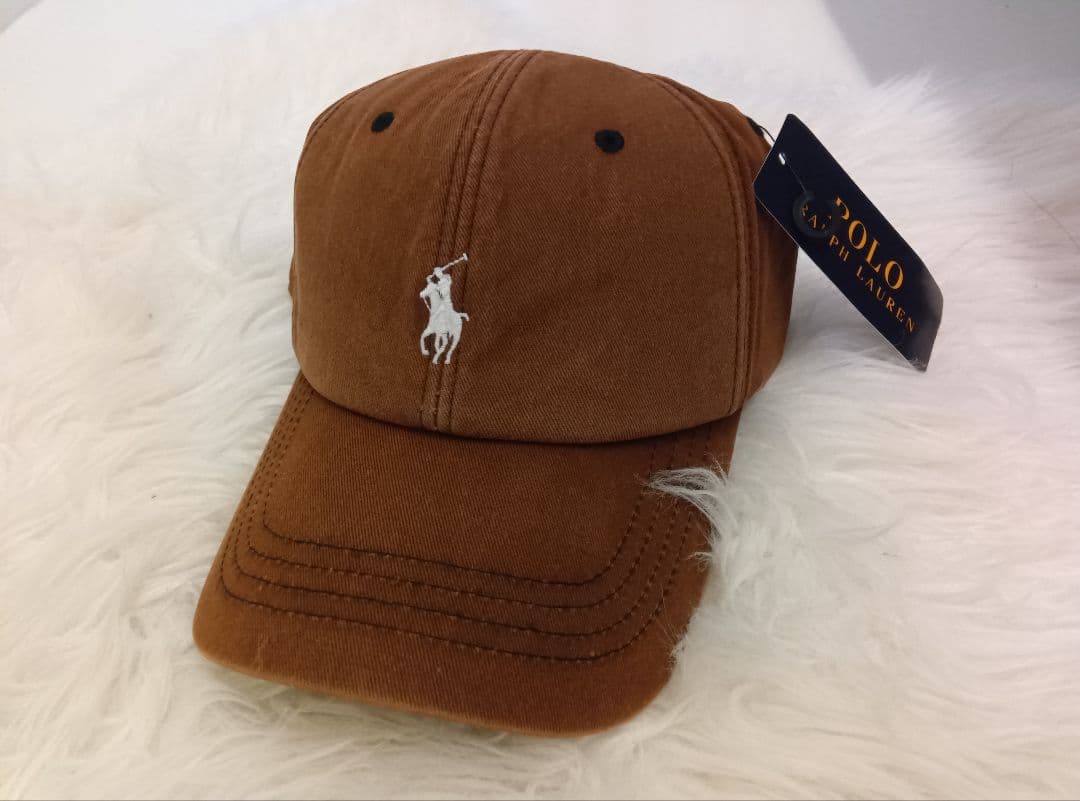 Polo Ralph Lauren ブラウン キャップ(ヴィンテージ)