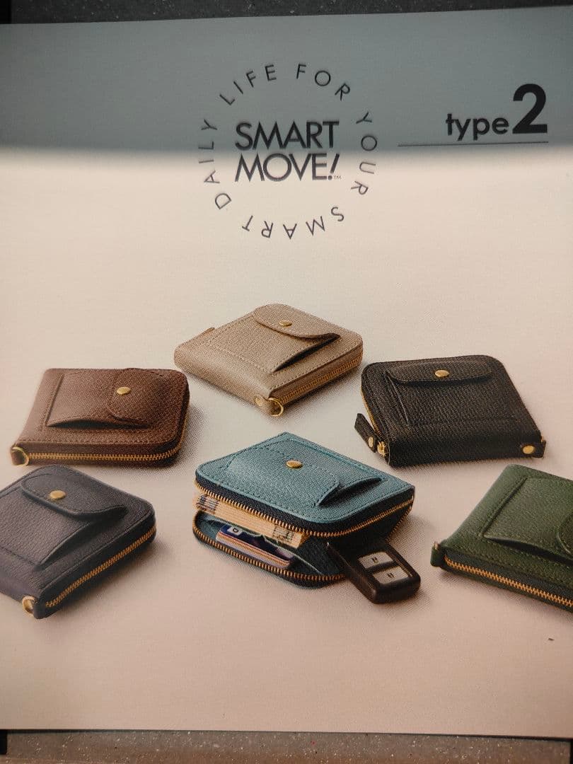 ぎ*ん様 ミニマリスト　SMART MOVE! type 2 財布　スマートキー