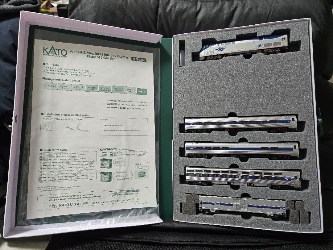 Nゲージ アムトラック5両セット KATO