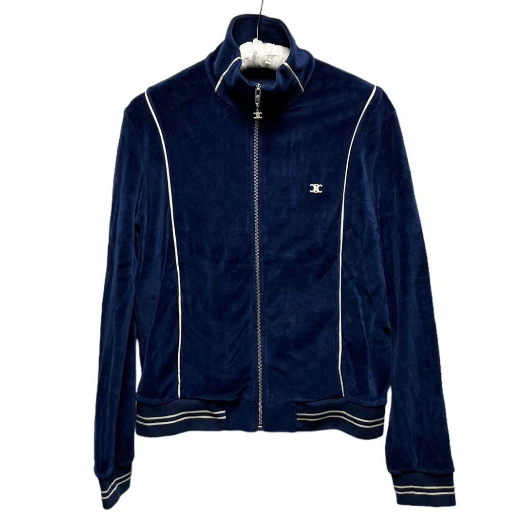 CELINE セリーヌ ベロアトラックジャケット トリオンフベルベット
