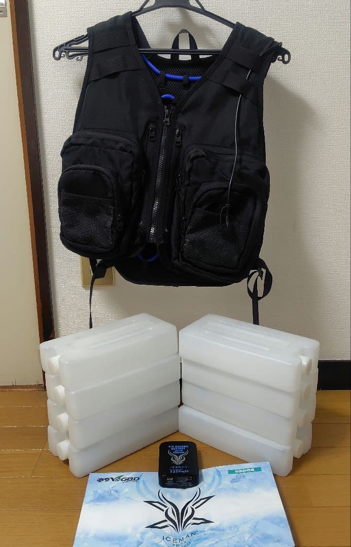 ボトル８本 アイスマンベスト PRO X LIMITED リミテッド 水冷服