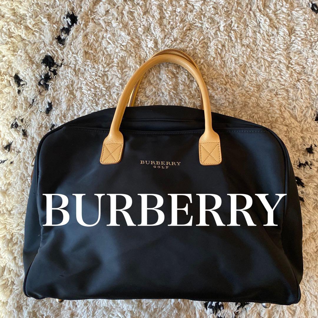 【美品】BURBERRY GOLF バーバリーゴルフ　ボストンバッグ