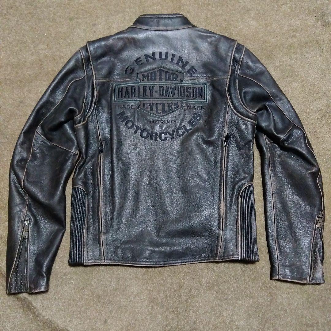 Sサイズ ハーレーダビッドソン シングルライダースジャケット
