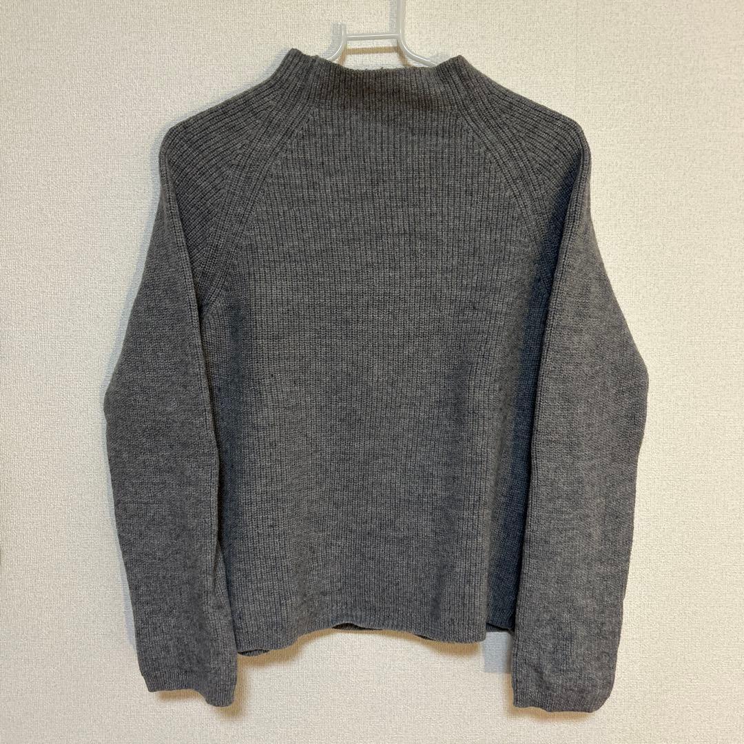 マーガレット・ハウエル ニット セーター グレー ボトルネック