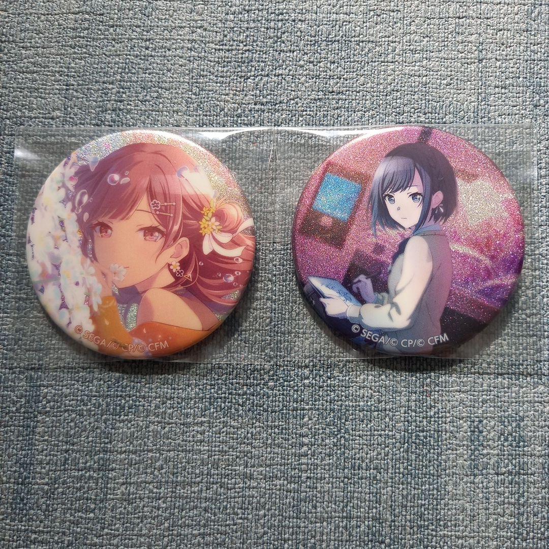 プロセカ 東雲絵名 グリッター缶バッジ ハーフアニバーサリー 7B 8B