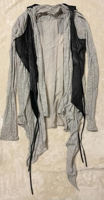 ALUA AILA／アウラアイラ　レイヤードドレープカーディガン