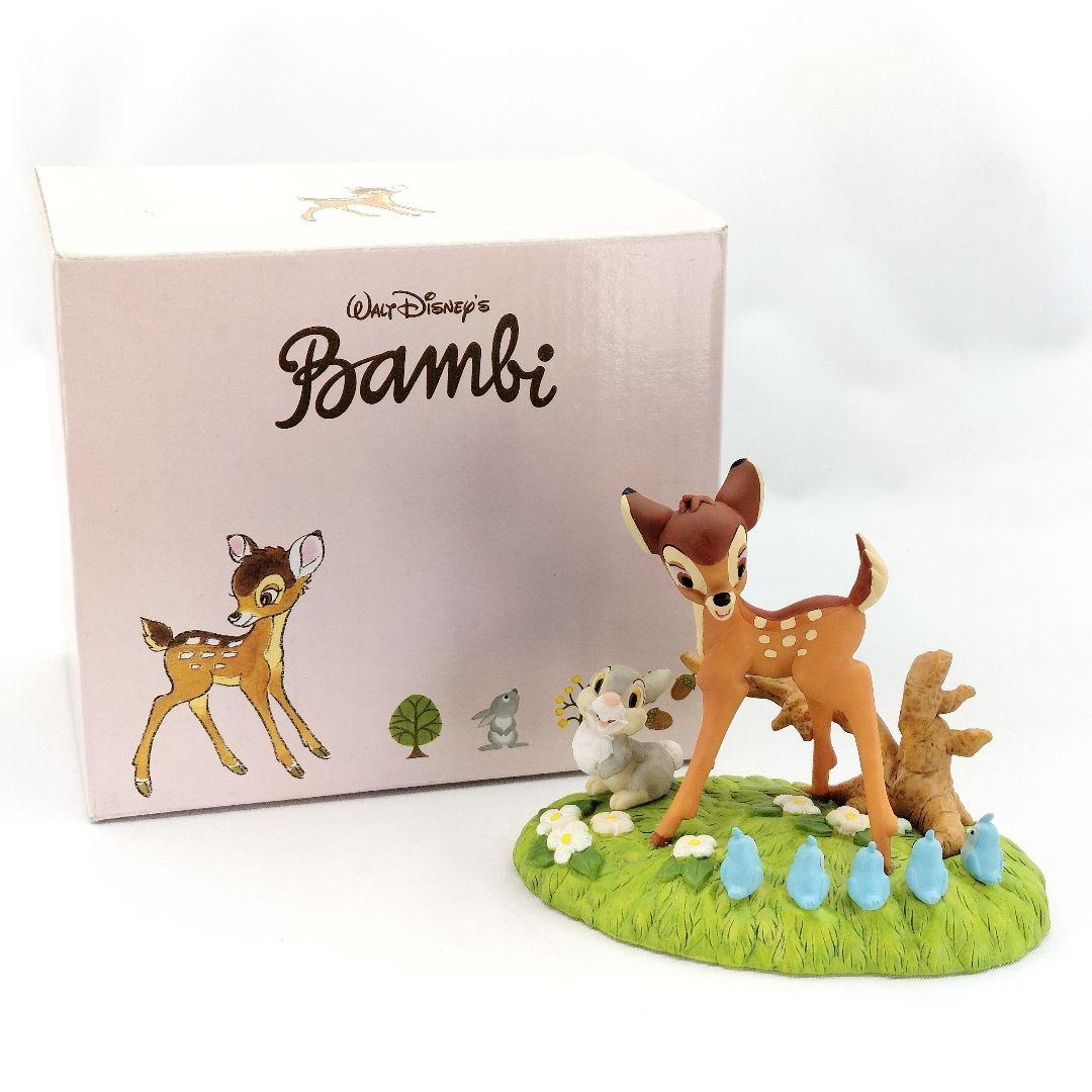 ディズニー バンビ とんすけ 置物 フィギュア ポリレジン製