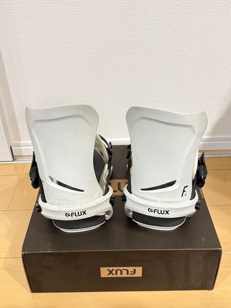 FLUX DS スノーボード ビンディング ホワイト バイン Mサイズ