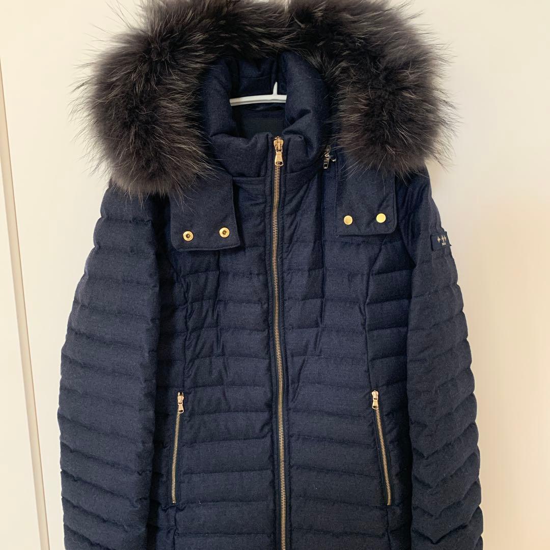 タトラスPRIMULA ダウン コート Rライン ネイビー ファー　M TATRAS（タトラス） ダウン ダウンジャケット ダウンコート プリムラ