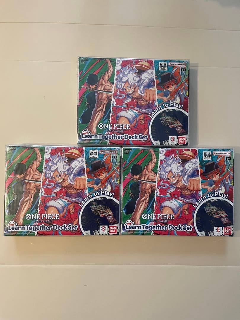 ONE PIECEカードLearn Together Deck Set 3セット One Piece Trading Card Game: Learn Together Deck Set | GameStop