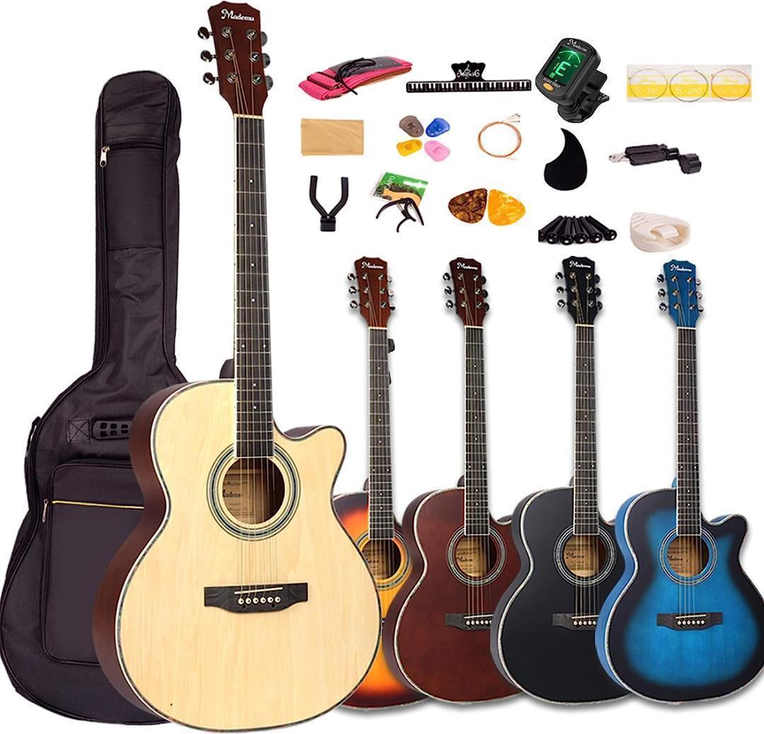 【M2240-140-100】アコースティックギター 初心者16点セット