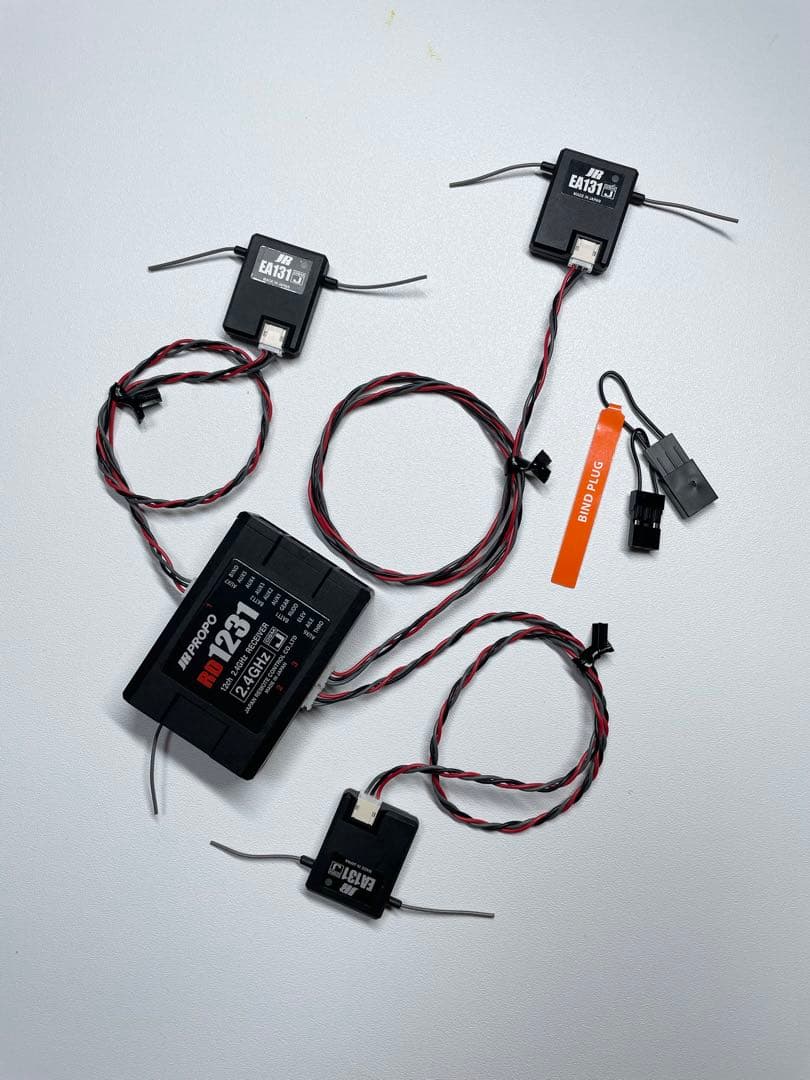 2.4GHz RD1231 DSMJ 12ch 受信機 JR