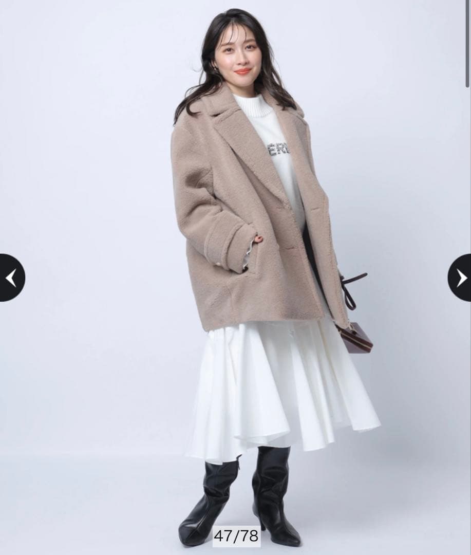 アプワイザーリッシェ レイヤードビジューロゴニット M 白 - メルカリ