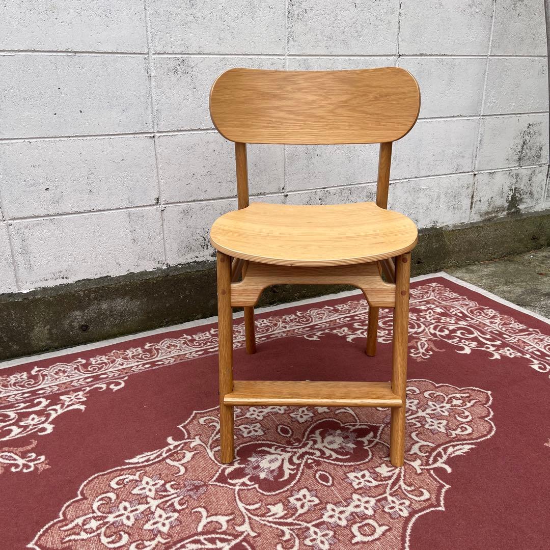 美品◼︎ACTUS アクタス サークル 木製チェア 高さ調整可能 ACTUS(アクタス)のオーク材を使用したSARCLE チェアです。ナチュラルで