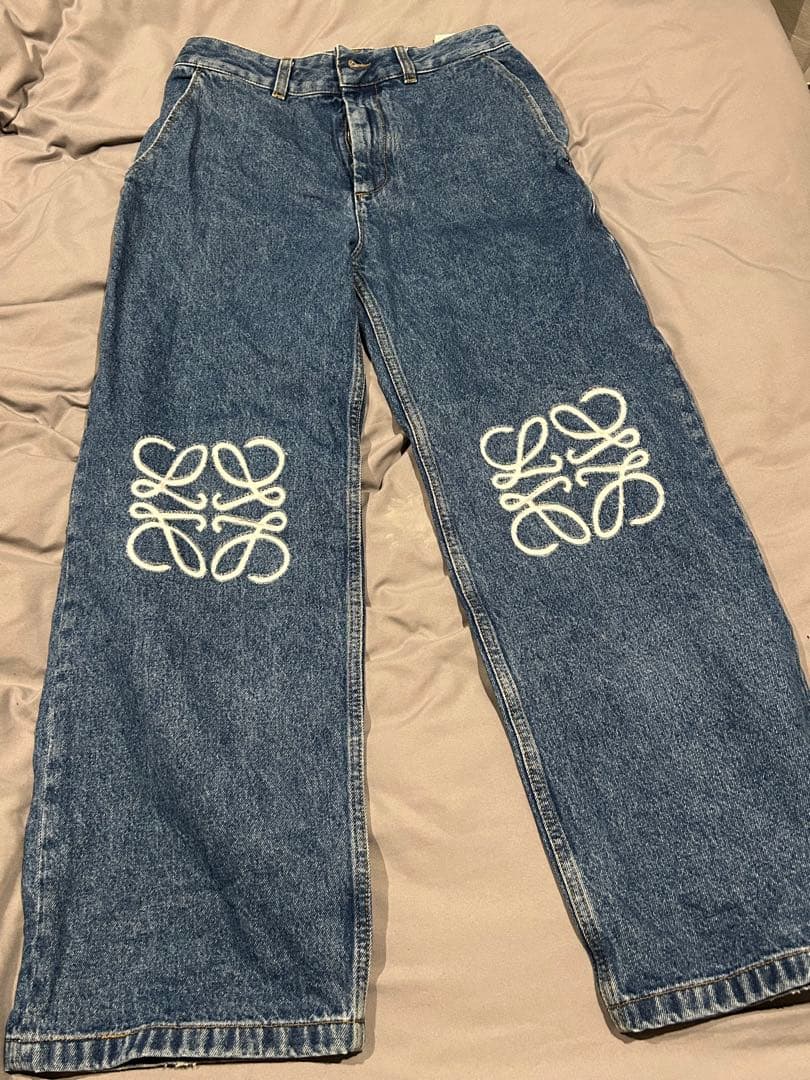 ロエベ loewe バギージーンズ 34