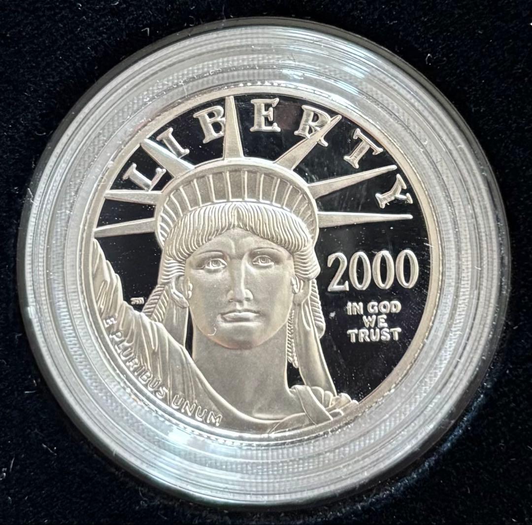 2000年 プラチナ 50ドル 