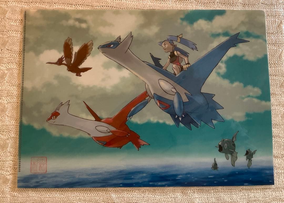 ポケモンセンター 杉森 建 クリアファイルセット コレクタブルアート