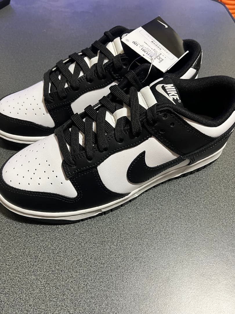 Nike Dunk Low ブラック/ホワイト Lサイズ