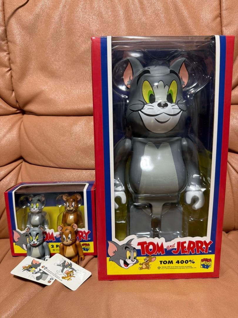 メディコムトイ ベアブリック トムとジェリー 初期 400% 100% - メルカリ