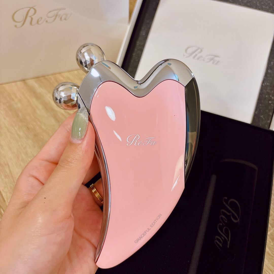 ReFa 美顔ローラー ピンク カッサ 正規品 製造番号あり