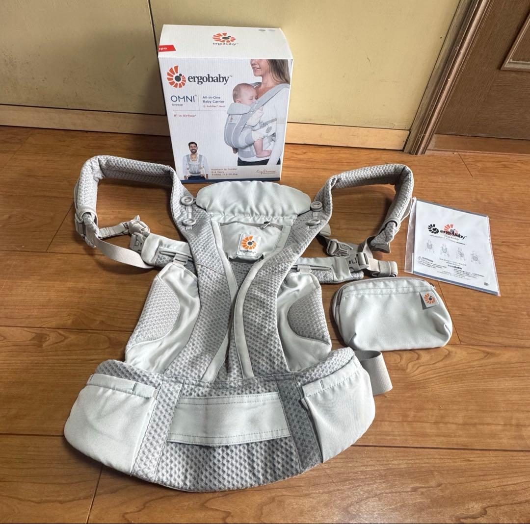 エルゴベビー　 抱っこ紐　オムニブリーズ　パールグレイ オムニ ブリーズ パールグレー 抱っこ紐 OMNI Breeze 通販