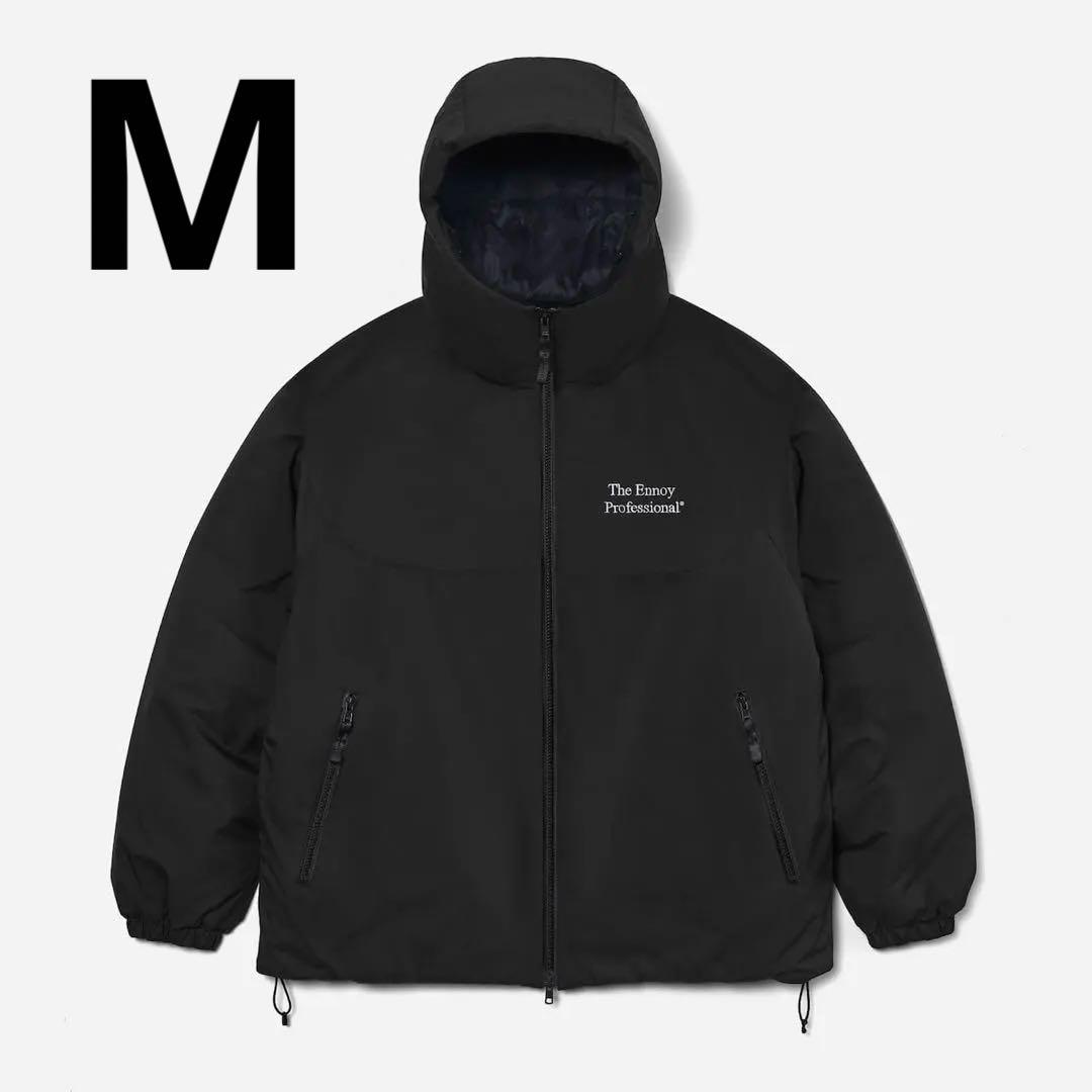 【M】ENNOYスタイリスト私物 PADDED NYLON HOODIE ENNOY PADDED NYLON HOODIE BLACK スタイリスト私物 M 新品未使用