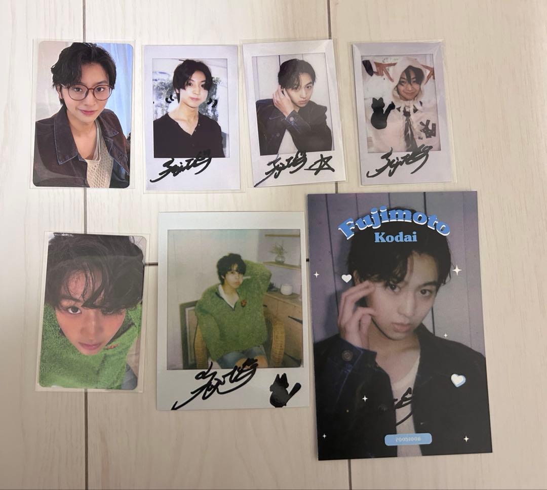 藤本洸大 BLAZE 雑誌 Cセット 特典 チェキ - メルカリ