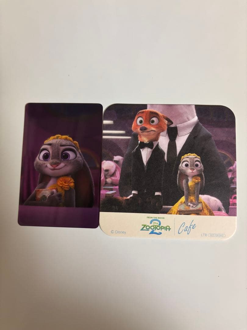 ズートピア カフェ オーマイカフェ 予約特典 コースター ニック