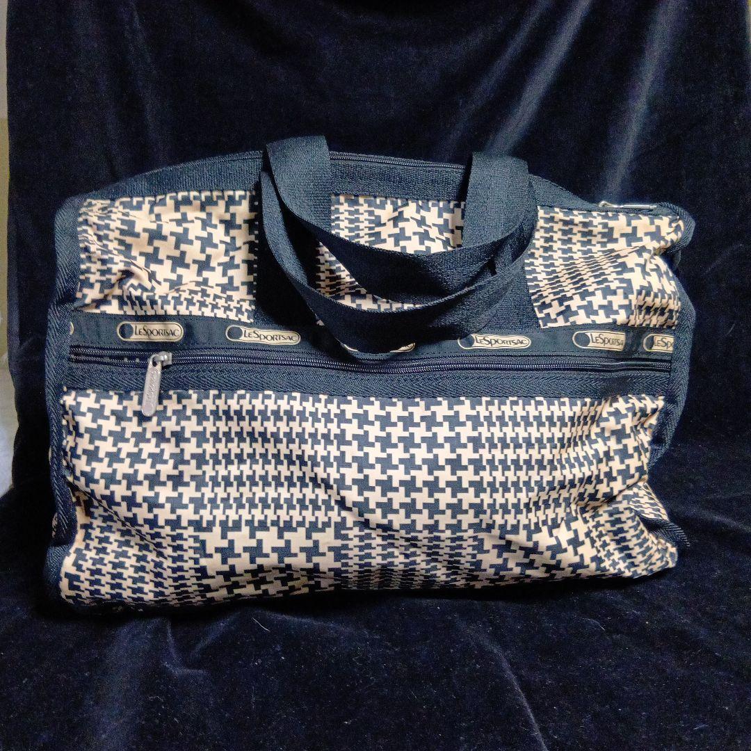 LeSportsac チェック柄 ボストンバッグ - メルカリ
