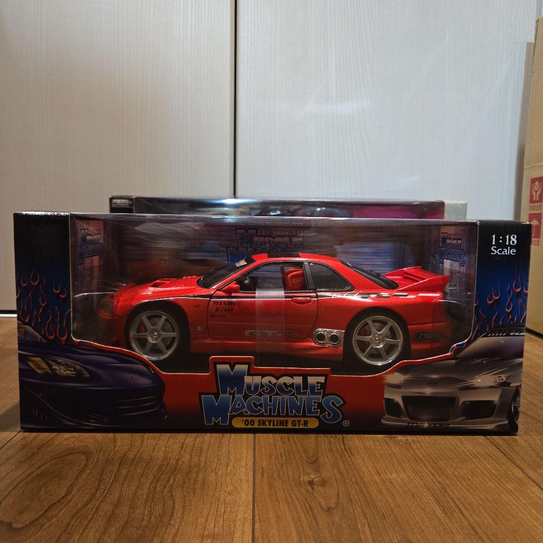 1/18 MUSCLE MACHINES 日産 スカイライン GT-R R34