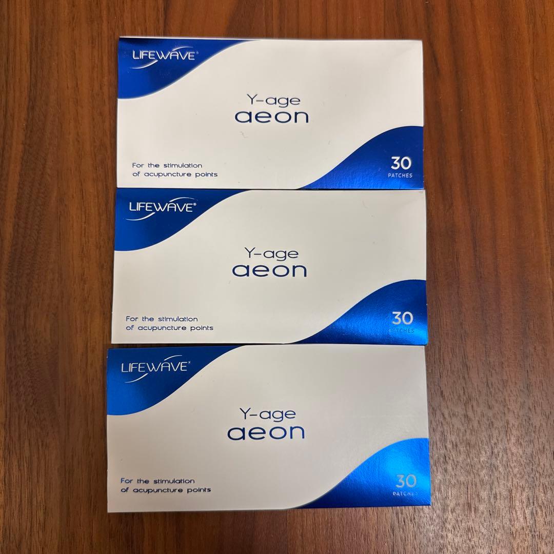 【きーちゃん】LIFEWAVE Y-age aeon 30パッチ×3