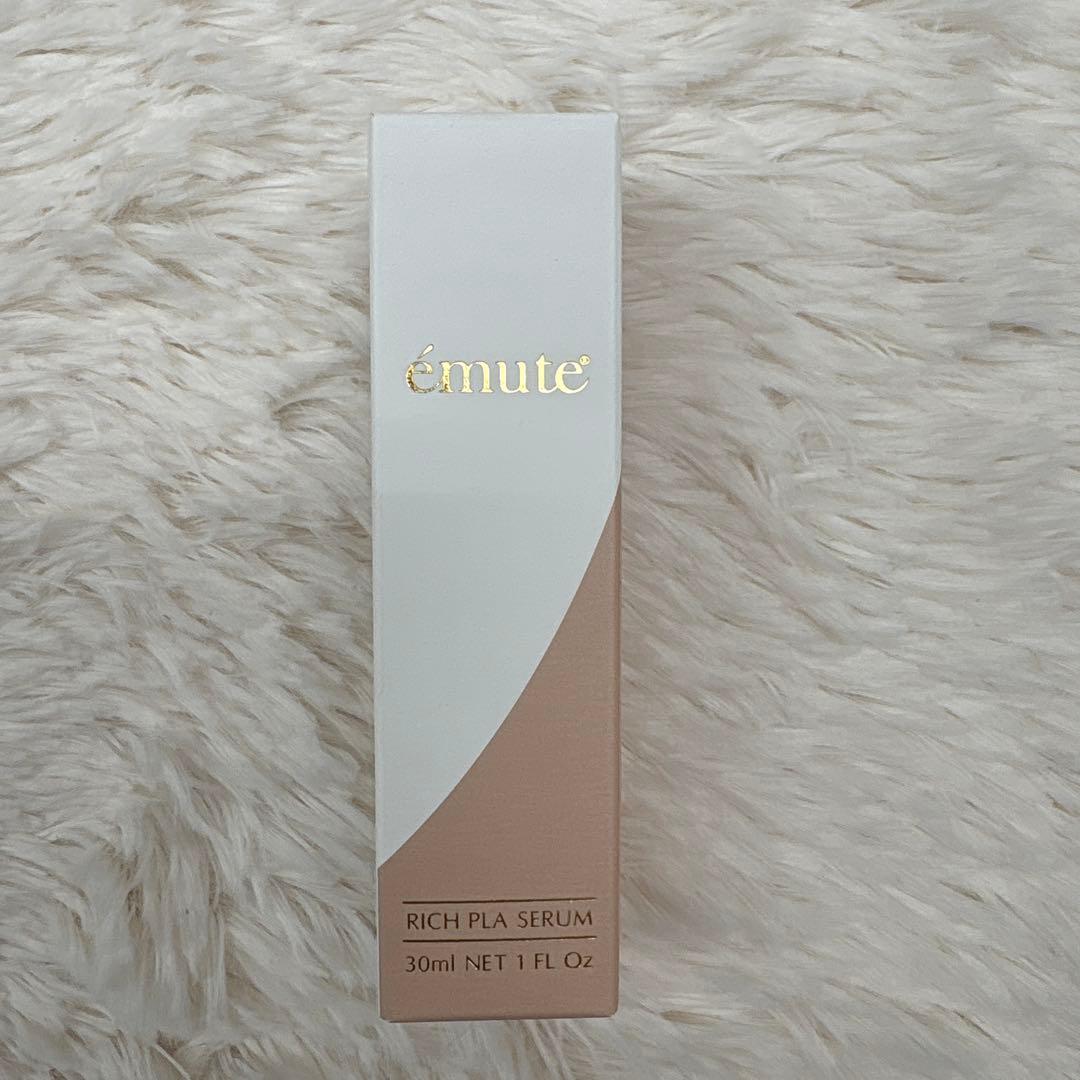 【新品未開封】emute エミューテ　リッチプラセラム（美容液）　30ml