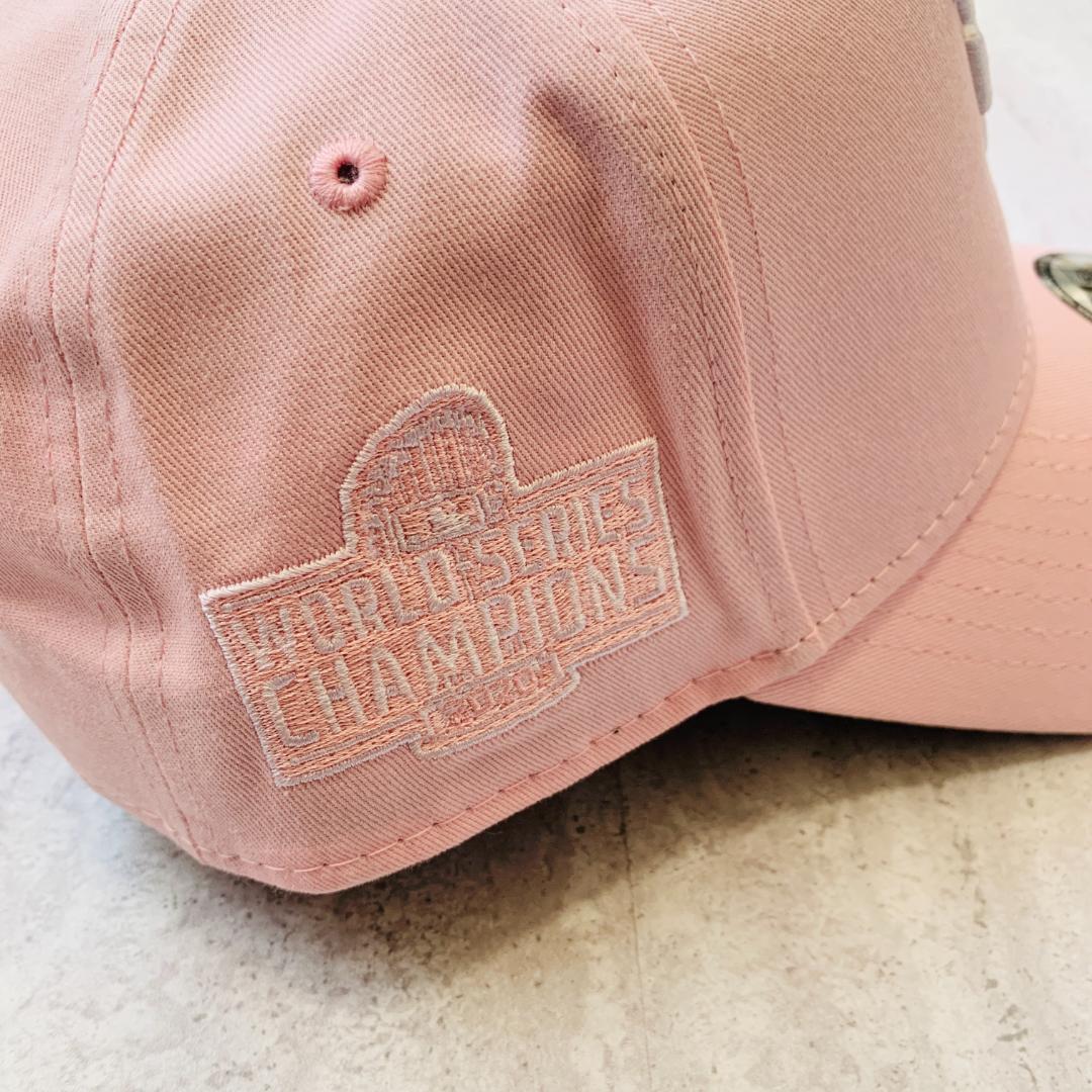 海外限定！ LA ニューエラ キャップ ドジャース 逆ロゴ ピンク pink