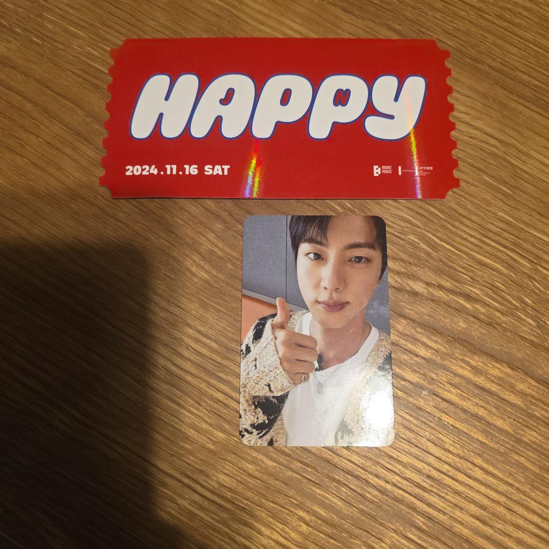 BTS JIN HAPPY ショーケース 限定特典 トレカ&チケット バンタン