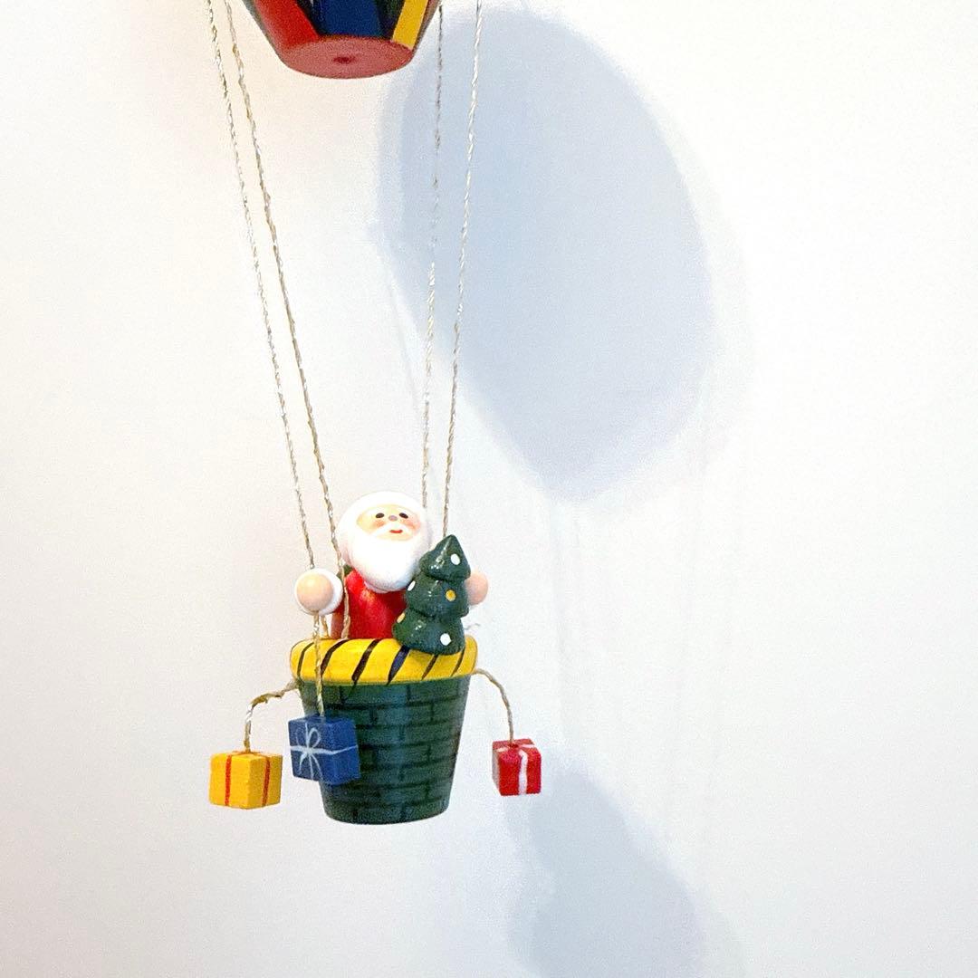 ドイツ ケーテウォルファルト クリスマスオーナメント 気球に乗った