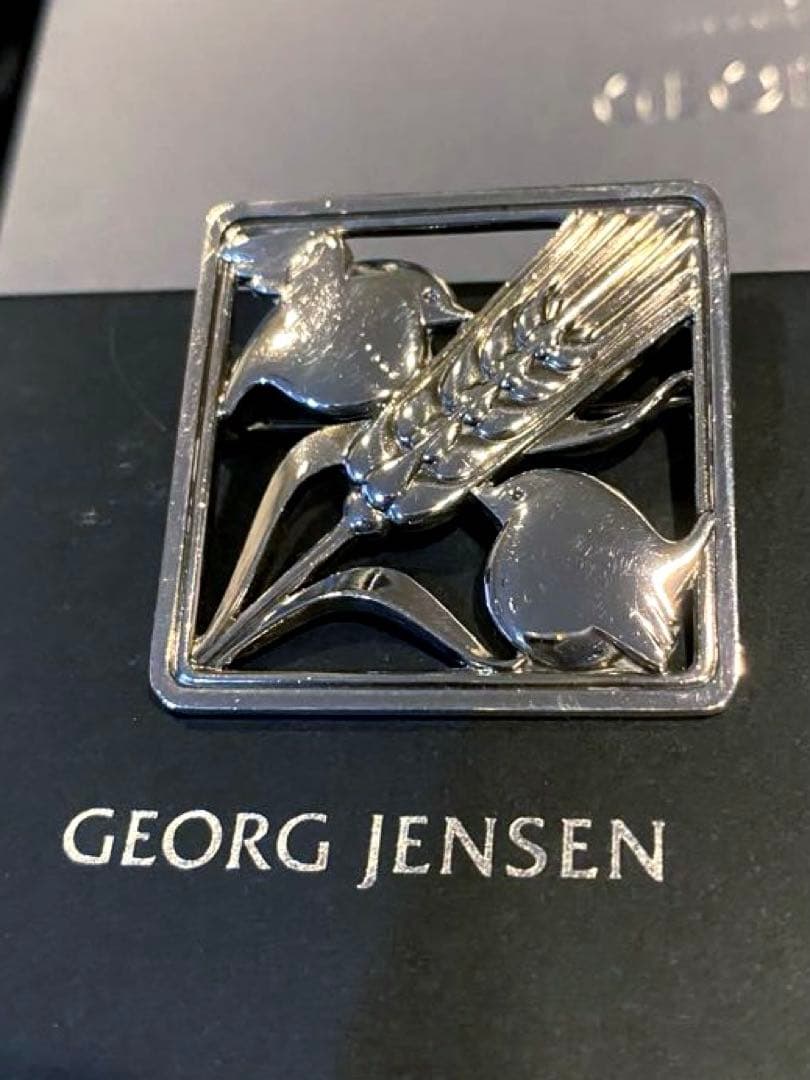 極美品  小鳥 麦 ブローチ #250 925 付属品完備 ミキモト鳥 モチーフ ユニセックス ブローチ MIKIMOTO 中古 – 銀蔵