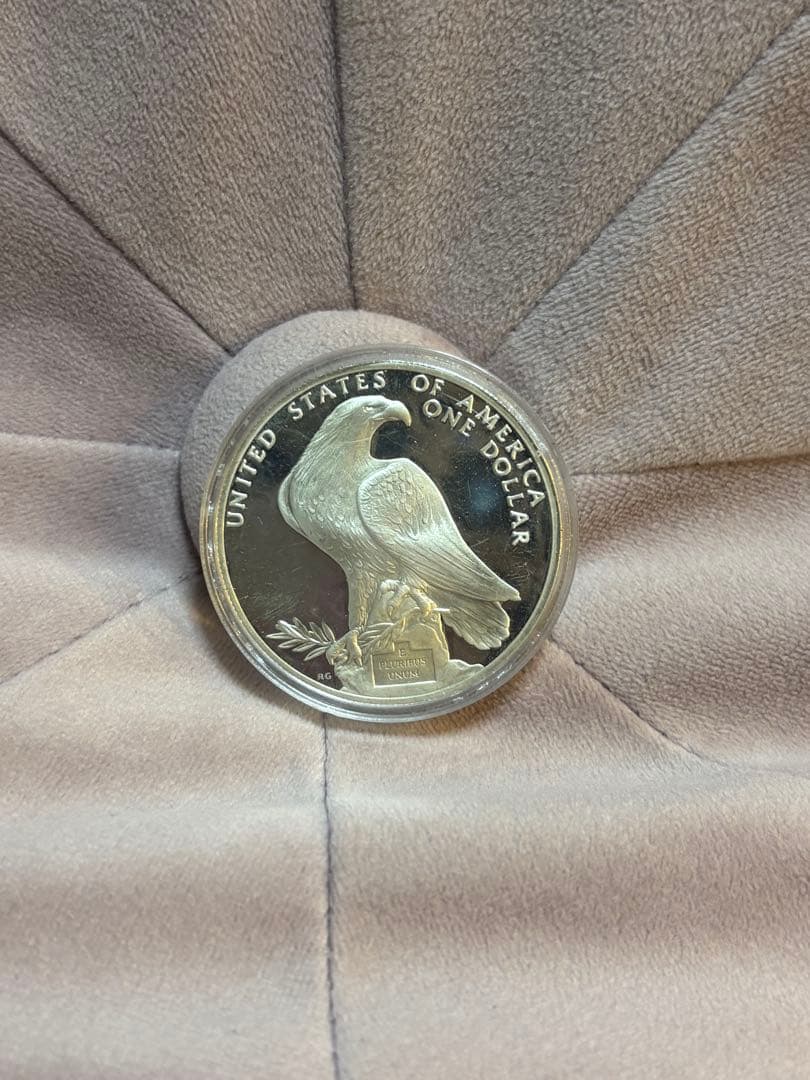 1984年 ロサンゼルスオリンピック記念硬貨 silver900 アメリカ銀貨 アメリカ造幣局発行『1984年ロサンゼルスオリンピック記念1ドル銀貨